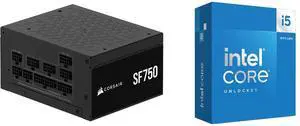 PSU CPU Combo -  Corsair CP-9020284-NA Bundle with  Intel BX8071514600K