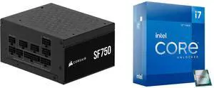 PSU CPU Combo -  Corsair CP-9020284-NA Bundle with  Intel BX8071512700K