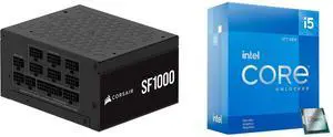 PSU CPU Combo -  Corsair CP-9020257-NA Bundle with  Intel BX8071512600KF