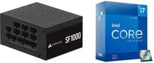 PSU CPU Combo -  Corsair CP-9020257-NA Bundle with  Intel BX8071512700KF