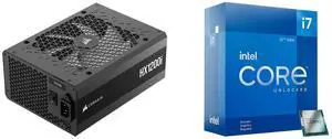 PSU CPU Combo -  Corsair CP-9020307-NA Bundle with  Intel BX8071512700KF