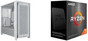 Computer Case CPU Combo -  Corsair CC-9011313-WW Bundle with  AMD 100-100000926WOF