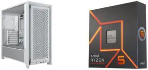 Computer Case CPU Combo -  Corsair CC-9011313-WW Bundle with  AMD 100-100000593WOF