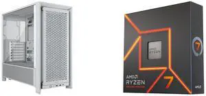 Computer Case CPU Combo -  Corsair CC-9011313-WW Bundle with  AMD 100-100000591WOF
