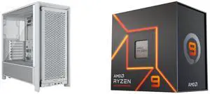 Computer Case CPU Combo -  Corsair CC-9011313-WW Bundle with  AMD 100-100000589WOF