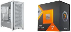 Computer Case CPU Combo -  Corsair CC-9011313-WW Bundle with  AMD 100-100000910WOF