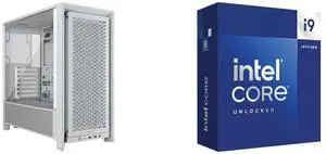 Computer Case CPU Combo -  Corsair CC-9011313-WW Bundle with  Intel BX8071514900K