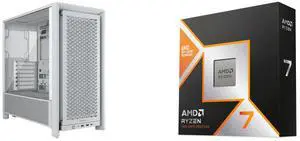 Computer Case CPU Combo -  Corsair CC-9011313-WW Bundle with  AMD 100-100001084WOF