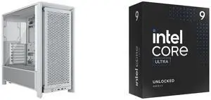 Computer Case CPU Combo -  Corsair CC-9011313-WW Bundle with  Intel BX80768285K