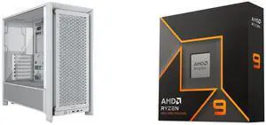 Computer Case CPU Combo -  Corsair CC-9011313-WW Bundle with  AMD 100-100001277WOF