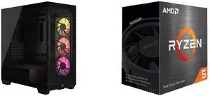 Computer Case CPU Combo -  Corsair CC-9011278-WW Bundle with  AMD 100-100001585BOX