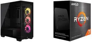 Computer Case CPU Combo -  Corsair CC-9011278-WW Bundle with  AMD 100-100000926WOF