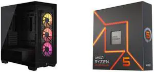 Computer Case CPU Combo -  Corsair CC-9011278-WW Bundle with  AMD 100-100000593WOF