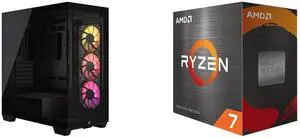 Computer Case CPU Combo -  Corsair CC-9011278-WW Bundle with  AMD 100-100001582BOX