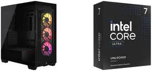 Computer Case CPU Combo -  Corsair CC-9011278-WW Bundle with  Intel BX80768265KF
