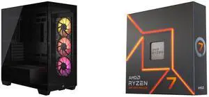 Computer Case CPU Combo -  Corsair CC-9011278-WW Bundle with  AMD 100-100000591WOF