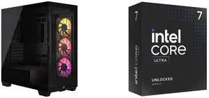 Computer Case CPU Combo -  Corsair CC-9011278-WW Bundle with  Intel BX80768265K