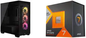 Computer Case CPU Combo -  Corsair CC-9011278-WW Bundle with  AMD 100-100000910WOF