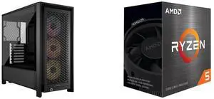 Computer Case CPU Combo -  Corsair CC-9011296-WW Bundle with  AMD 100-100000457BOX