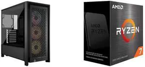 Computer Case CPU Combo -  Corsair CC-9011296-WW Bundle with  AMD 100-100000926WOF