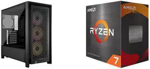 Computer Case CPU Combo -  Corsair CC-9011296-WW Bundle with  AMD 100-100001582BOX