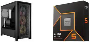 Computer Case CPU Combo -  Corsair CC-9011296-WW Bundle with  AMD 100-100001405WOF