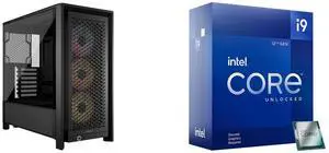 Computer Case CPU Combo -  Corsair CC-9011296-WW Bundle with  Intel BX8071512900KF
