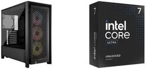 Computer Case CPU Combo -  Corsair CC-9011296-WW Bundle with  Intel BX80768265K