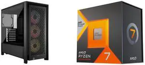 Computer Case CPU Combo -  Corsair CC-9011296-WW Bundle with  AMD 100-100000910WOF
