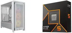 Computer Case CPU Combo -  Corsair CC-9011297-WW Bundle with  AMD 100-100001405WOF