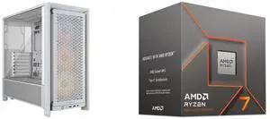 Computer Case CPU Combo -  Corsair CC-9011297-WW Bundle with  AMD 100-100001590BOX