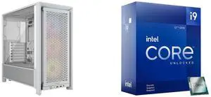 Computer Case CPU Combo -  Corsair CC-9011297-WW Bundle with  Intel BX8071512900KF
