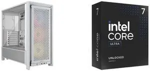 Computer Case CPU Combo -  Corsair CC-9011297-WW Bundle with  Intel BX80768265K