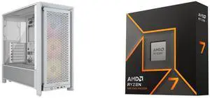 Computer Case CPU Combo -  Corsair CC-9011297-WW Bundle with  AMD 100-100001404WOF