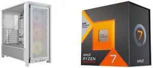 Computer Case CPU Combo -  Corsair CC-9011297-WW Bundle with  AMD 100-100000910WOF