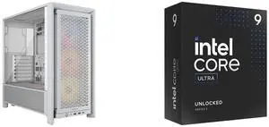 Computer Case CPU Combo -  Corsair CC-9011297-WW Bundle with  Intel BX80768285K