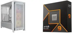 Computer Case CPU Combo -  Corsair CC-9011297-WW Bundle with  AMD 100-100001277WOF