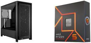 Computer Case CPU Combo -  Corsair CC-9011312-WW Bundle with  AMD 100-100000593WOF