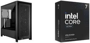 Computer Case CPU Combo -  Corsair CC-9011312-WW Bundle with  Intel BX80768265KF