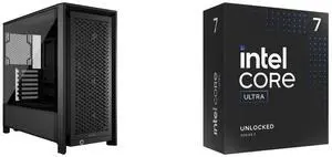 Computer Case CPU Combo -  Corsair CC-9011312-WW Bundle with  Intel BX80768265K