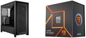 Computer Case CPU Combo -  Corsair CC-9011312-WW Bundle with  AMD 100-100000589WOF
