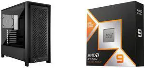 Computer Case CPU Combo -  Corsair CC-9011312-WW Bundle with  AMD 100-100001368WOF
