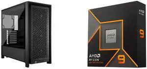 Computer Case CPU Combo -  Corsair CC-9011312-WW Bundle with  AMD 100-100001277WOF