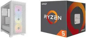 Computer Case CPU Combo -  Corsair CC-9011256-WW Bundle with  AMD 100-100000644BOX