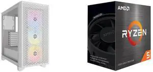 Computer Case CPU Combo -  Corsair CC-9011256-WW Bundle with  AMD 100-100000457BOX