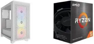 Computer Case CPU Combo -  Corsair CC-9011256-WW Bundle with  AMD 100-100001585BOX
