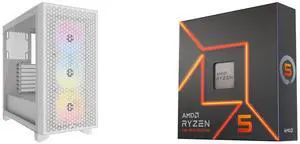 Computer Case CPU Combo -  Corsair CC-9011256-WW Bundle with  AMD 100-100000593WOF