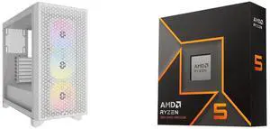 Computer Case CPU Combo -  Corsair CC-9011256-WW Bundle with  AMD 100-100001405WOF