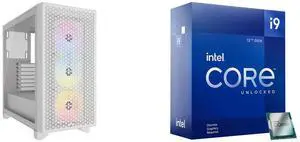 Computer Case CPU Combo -  Corsair CC-9011256-WW Bundle with  Intel BX8071512900KF