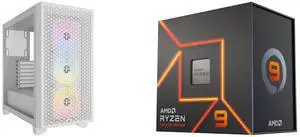 Computer Case CPU Combo -  Corsair CC-9011256-WW Bundle with  AMD 100-100000589WOF